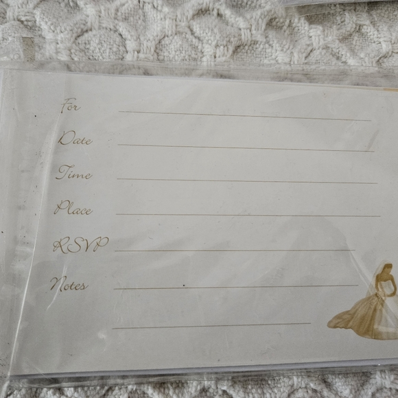 African American Expressions Bridal Shower Invitations Lot of 10 Packages, 8 ct. - Picture 4 of 4